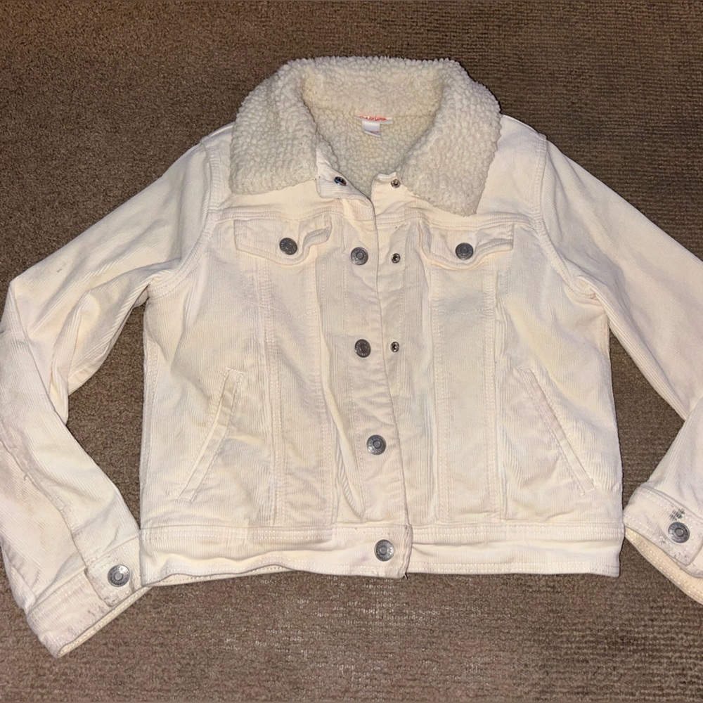 Girls Corduroy Warm Jacket
